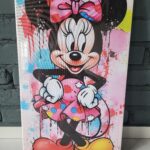 Картини, холст, персонаж Minnie Mouse, картина для дитячої, картина для дівчаток