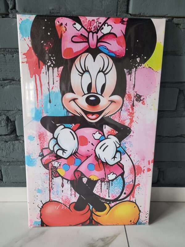 Картини, холст, персонаж Minnie Mouse, картина для дитячої, картина для дівчаток