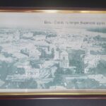 Настінна картина (фото) в рамці з фотографією панорама Старого Києва.