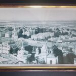 Настінна картина (фото) в рамці з фотографією панорама Старого Києва.