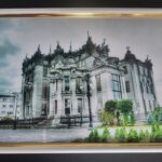 Настінна картина (фото) в рамці з фотографією памятки Києва (Будинок Городецького).