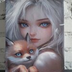 картина "дівчина з лисиням"