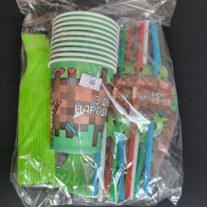 набір посуду святковий - майнкрафт