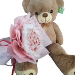 солодкий букет з цукерками Рафаелло (15 шт)