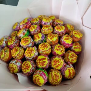солодкий букет з цукерками Chupa Chups