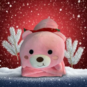 Іграшка 3 в 1 Ведмедик (плед+ подушка)