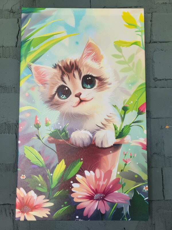 картина "кошеня в горщику"