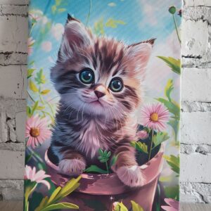 картина "кошеня в горщику"