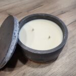 свічка в бетоні з кришкою, 170г