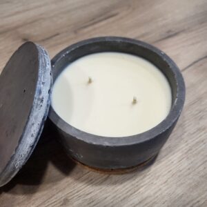 свічка в бетоні з кришкою, 170г
