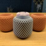 горщик з бетону - маленький 7х7 см. Ручна робота