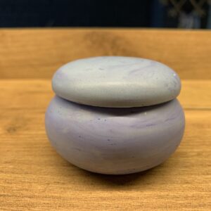 підсвічник з бетону - маленький (з кришечкою)