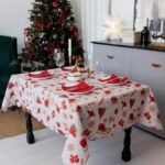 Новорічна скатертина на стіл NOEL