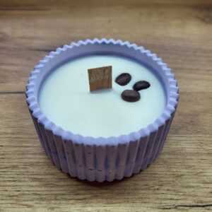 бетонне кашпо кругле, соєвий віск без аромату)