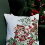 Новорічна декоративна подушка Squirrel Пташка 45Х45СМ