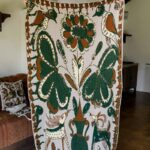 Плед в'язаний в українському стилі Косівські мотиви 105Х170СМ