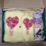 Подарунковий набір (набір рушників жовтий+підсвічники 2 шт)