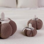 Декоративний виріб Гарбузяшка тауп D9СМ