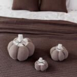 Декоративний виріб Гарбузяшка тауп D15СМ