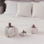 Декоративний виріб Гарбузяшка молочний D9СМ