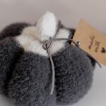 Декоративний виріб Pumpkin сірий D9СМ