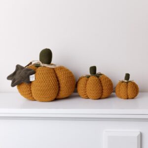 Декоративний виріб Pumpkin охра D9СМ