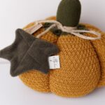 Декоративний виріб Pumpkin охра D25СМ