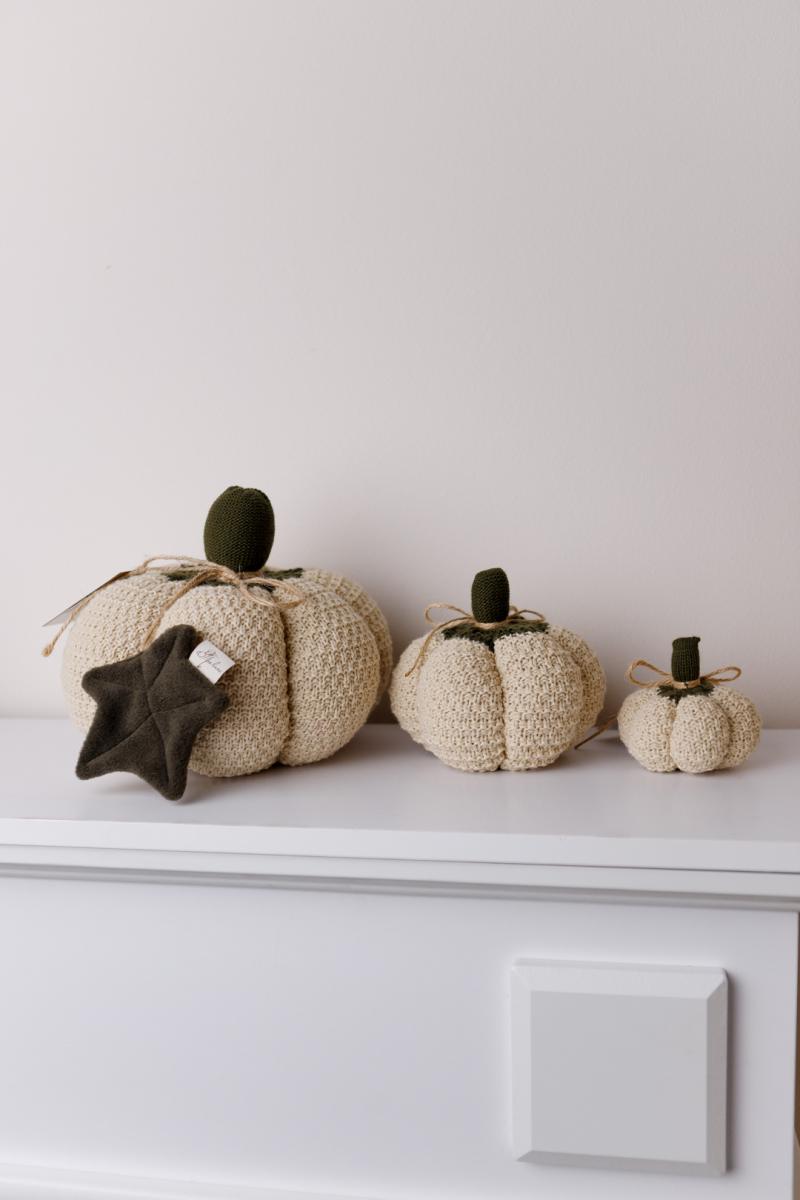 Декоративний виріб Pumpkin кремовий D9СМ