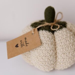 Декоративний виріб Pumpkin кремовий D15СМ