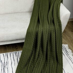 Плед Happy Fall Kosa Оливковий 130Х170СМ