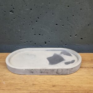 підставка з бетону колір білий з сірим