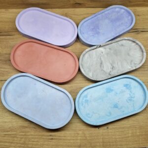 підставка з бетону — маленька для кашпо та підсвічників