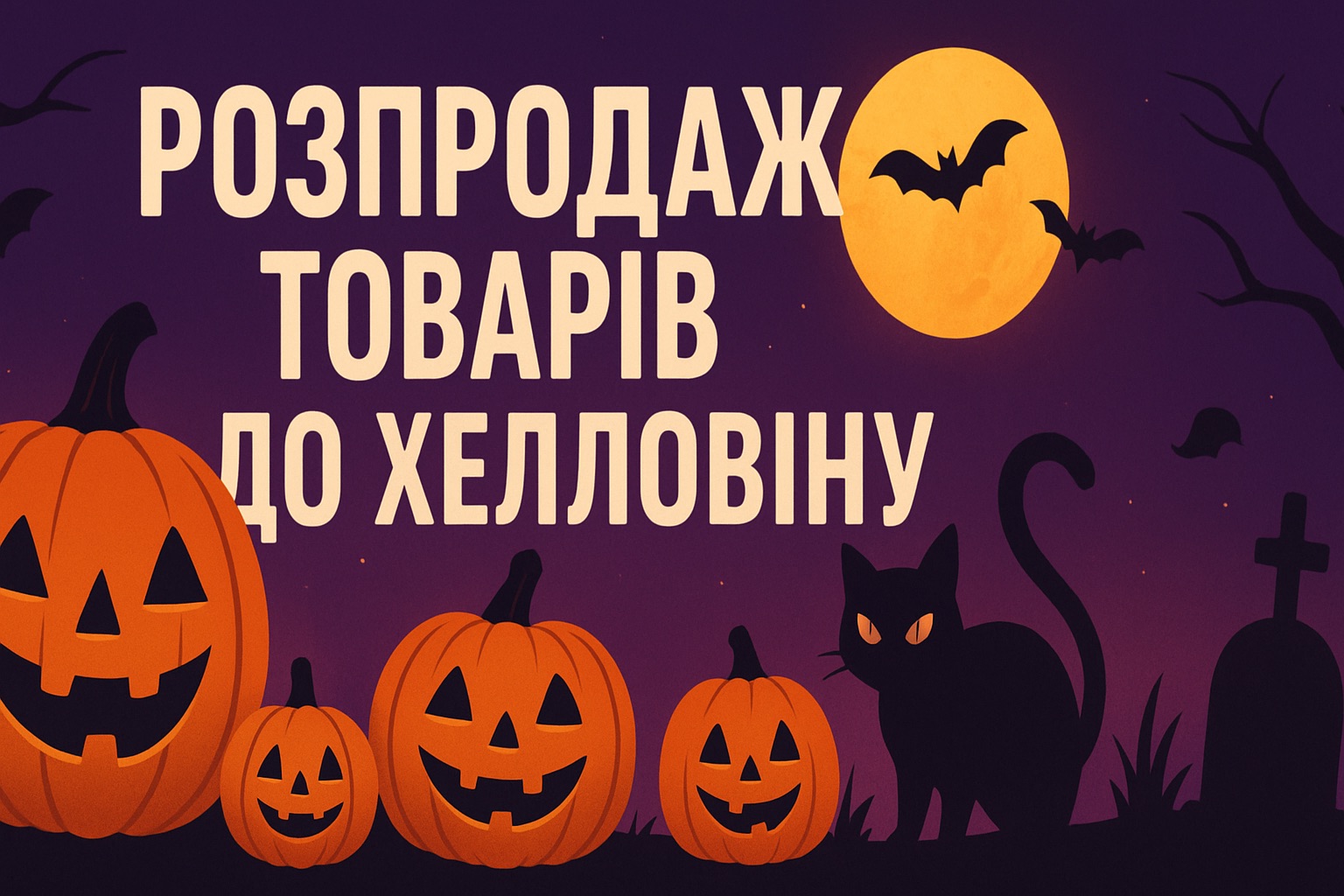 розпродаж на Хелловін