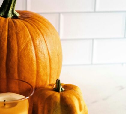 осінні композиції з гарбузів