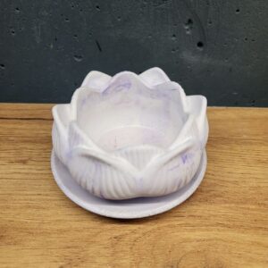 підсвічник з бетону квітка