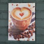 Картина холст кава в чашці. Розміри 35х25см