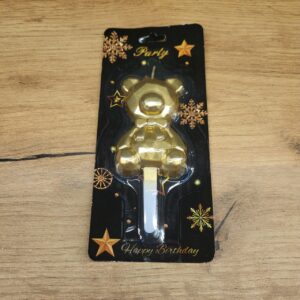 Свічка на торт Ведмедик