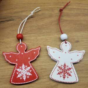 Підвіска ялинкова дерев’яна Ангел