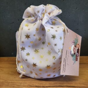 Мішок новорічний білий