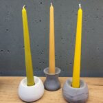 Свічка столова з бджолиного воску розмір 21,5см