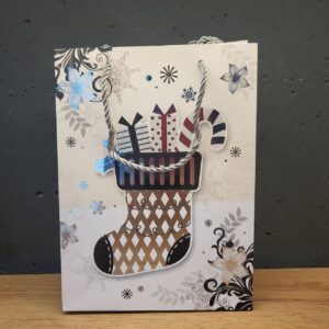 Пакет новорічний розмір S (23х18х9см)