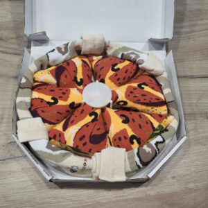 подарунковий набір носків у вигляді піци папероні