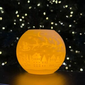 Новорічна лампа (кругла)-нічник