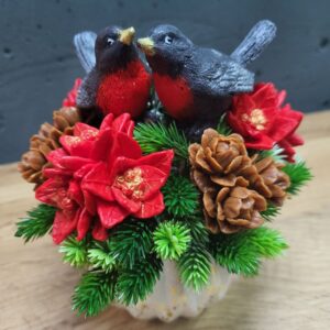 Композиція новорічна з снігурями