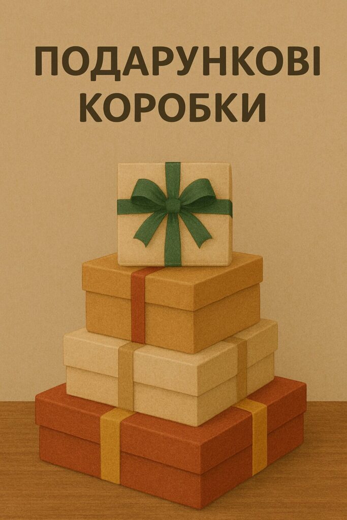 подарункові коробки