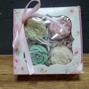 Набір свічок у формі квітки півонії