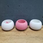 Кашпо круглий великий 6х9см