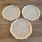 Підставка з бетону у формі восьмигранника 19,5х19,5см