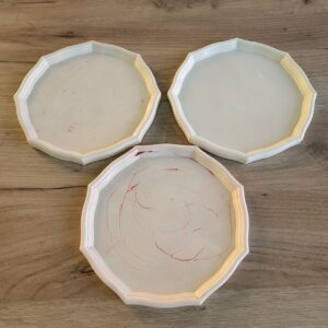 Підставка з бетону у формі восьмигранника 19,5х19,5см