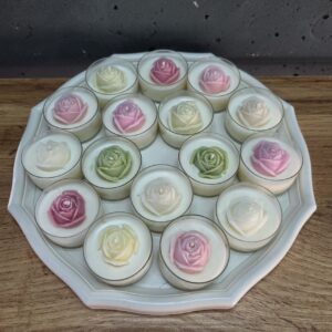 Свічка-таблетка з декором